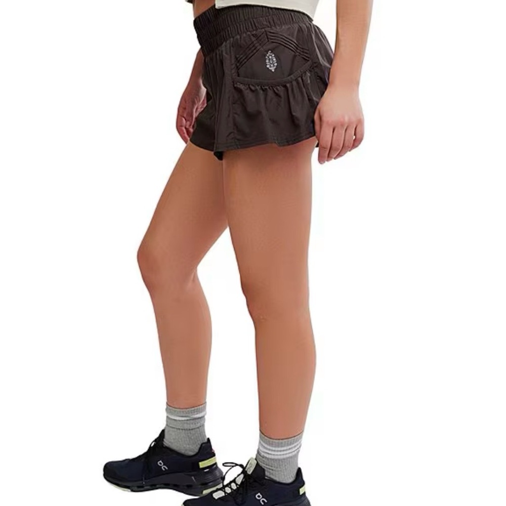 Black Athletic Skort Shorts - Women's Activewear Free People Moment